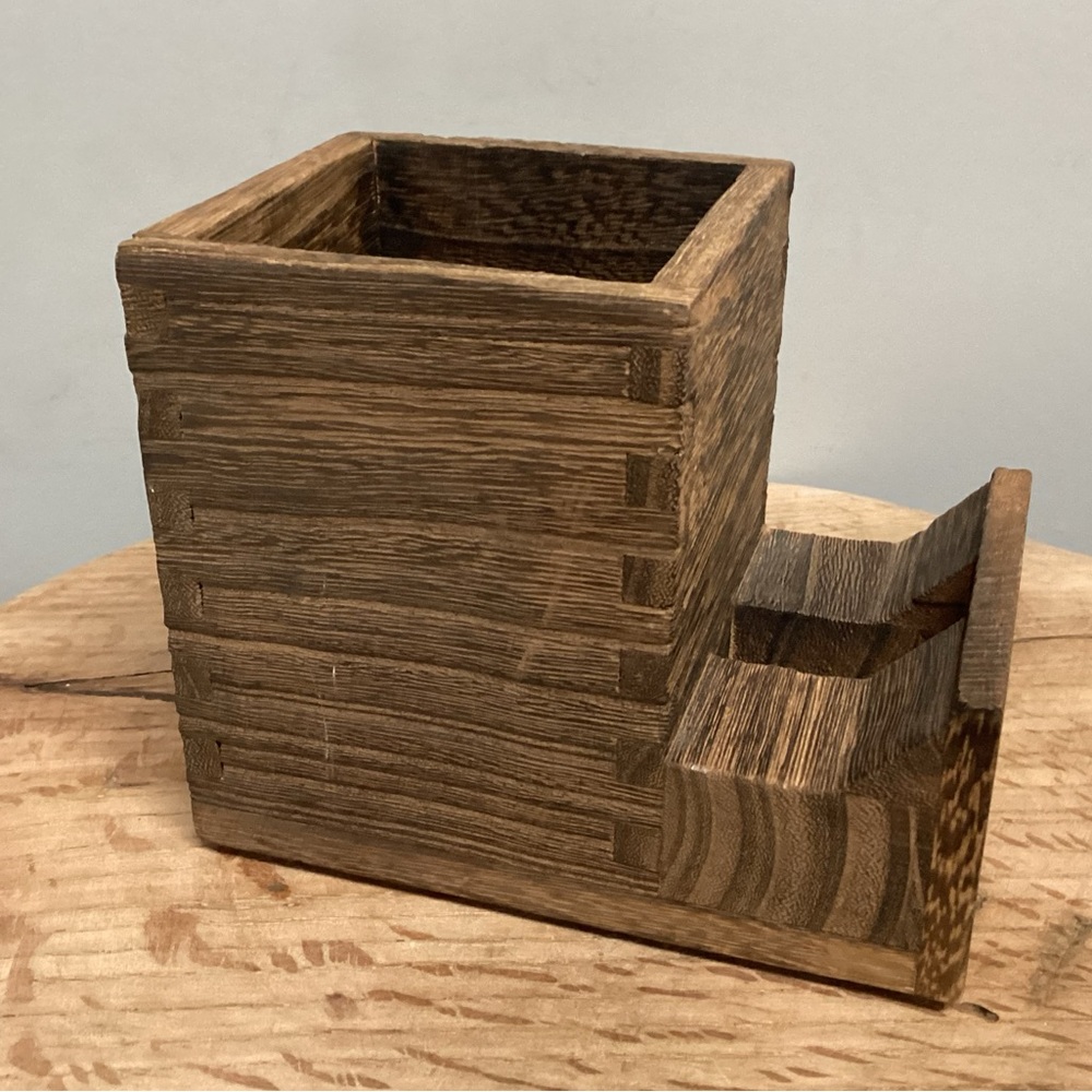 🟤 Solid Wood - Dovetail Crafted Workmanship - Pen - Pencil - Cell Phone Holder - Picture 5 of 14